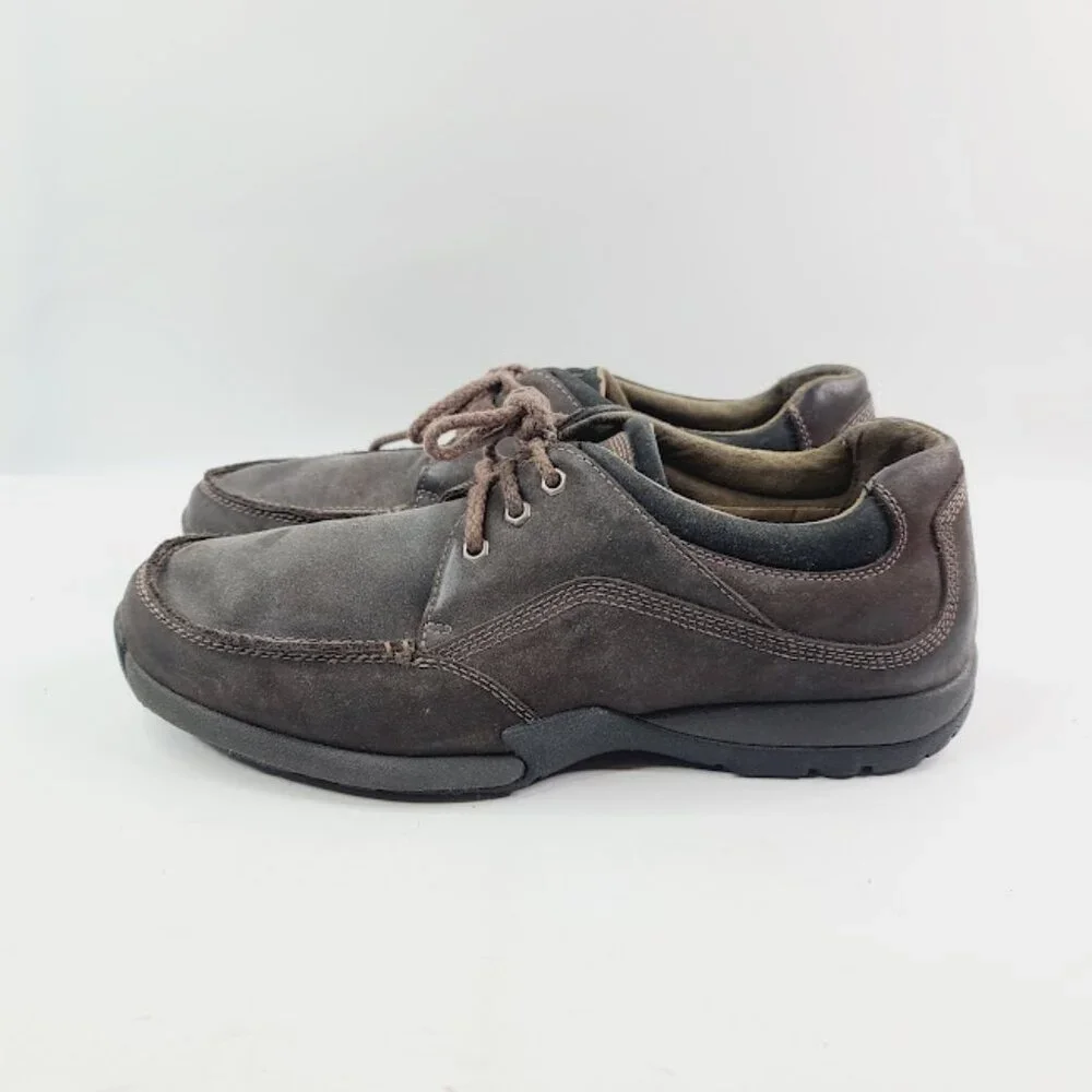 Timberland Men's Dark Rust‎ Brown Smart Leather Lace Up Oxford Shoes Size 12M